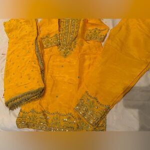 Beautiful yellow suit